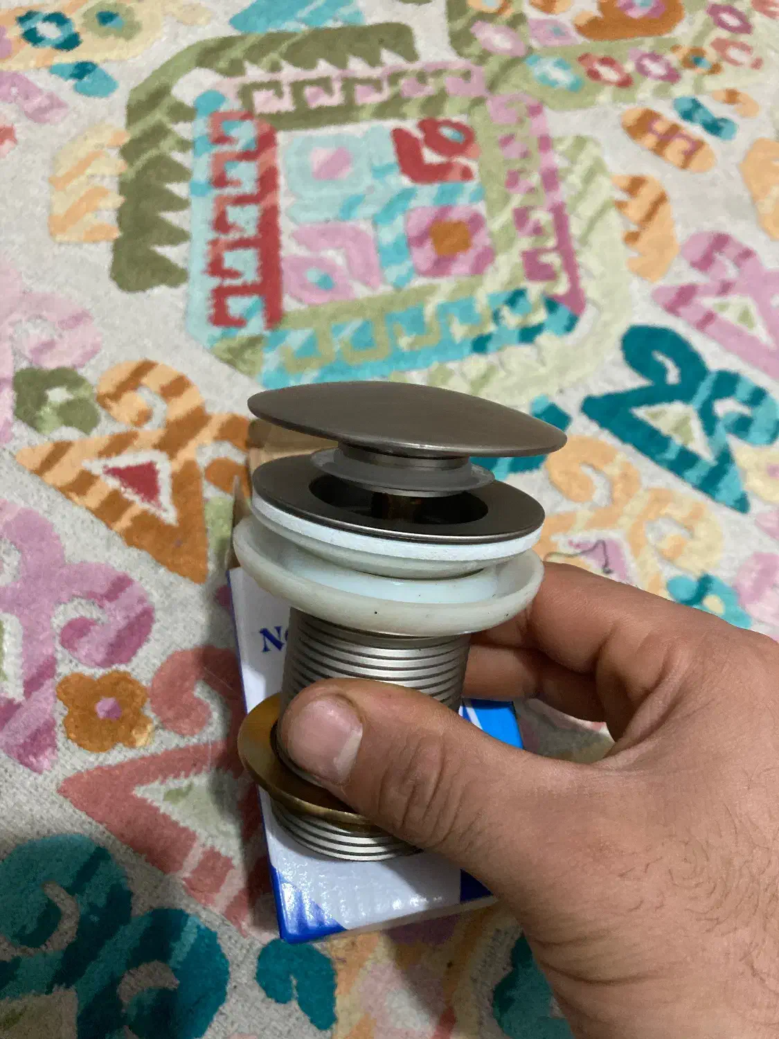 زیراب سیفون روشویی اوتوماتیک|لوازم سرویس بهداشتی|رشت, امین الضرب|دیوار