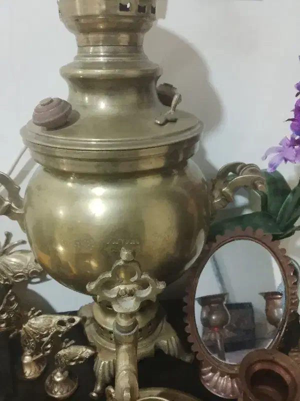 سماور زغالی قدیمی|سماور، چای‌ساز، قهوه‌ساز|مشکین‌دشت, |دیوار