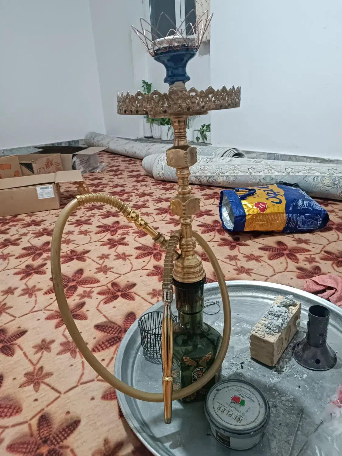 قلیان برنجی|کلکسیون و سرگرمی|داراب, |دیوار