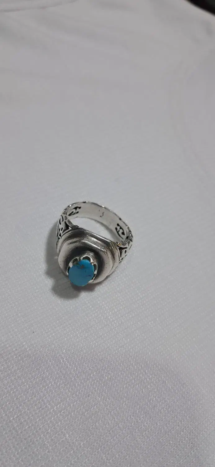 انگشتر فیروزه نیشابور اصل|جواهرات|اندیمشک, |دیوار