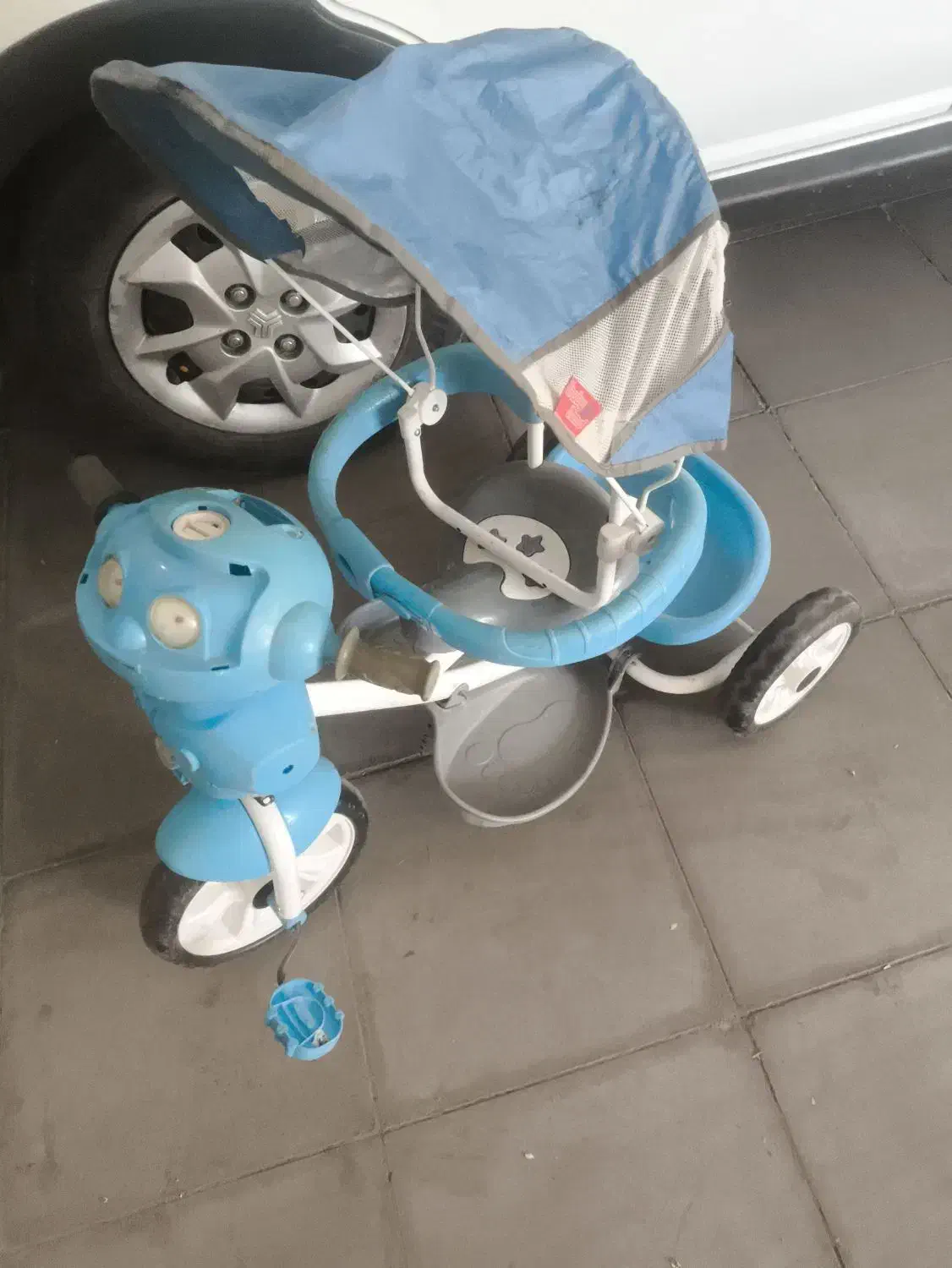 سه چرخ سایبان دار|دوچرخه، اسکیت، اسکوتر|رفسنجان, |دیوار