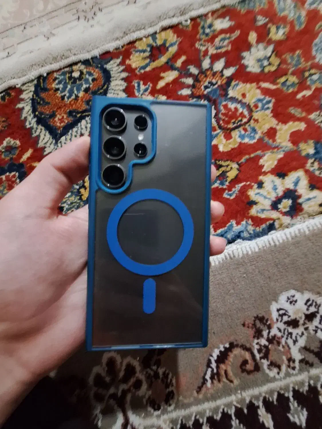 S24 ultra 256g به همراه شارژر و گارد|موبایل|کرمانشاه, |دیوار