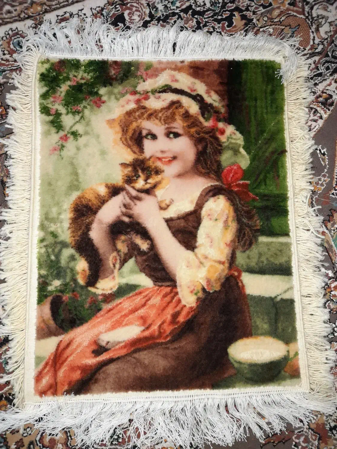 تابلوفرش دستباف|تابلو فرش|شهر بابک, |دیوار