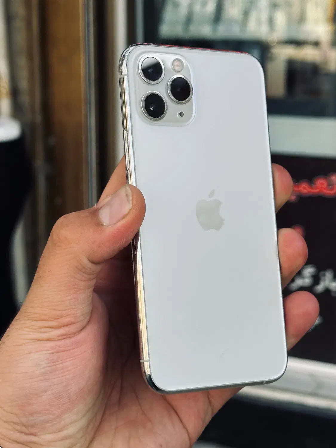 یازده پرو دو سیم256 بسیار آس رنگ سیلور|موبایل|ملایر, |دیوار