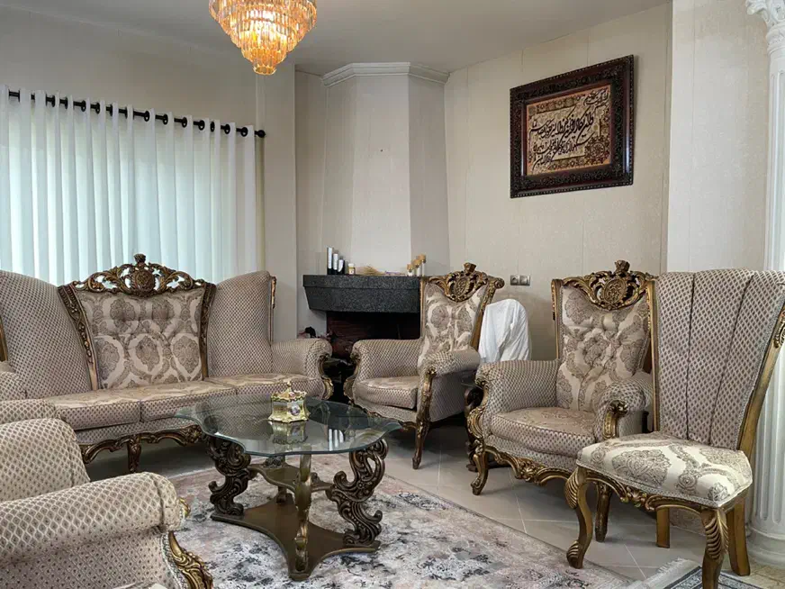 مبل استیل ۹ نفره|مبلمان خانگی و میز عسلی|محمودآباد, |دیوار