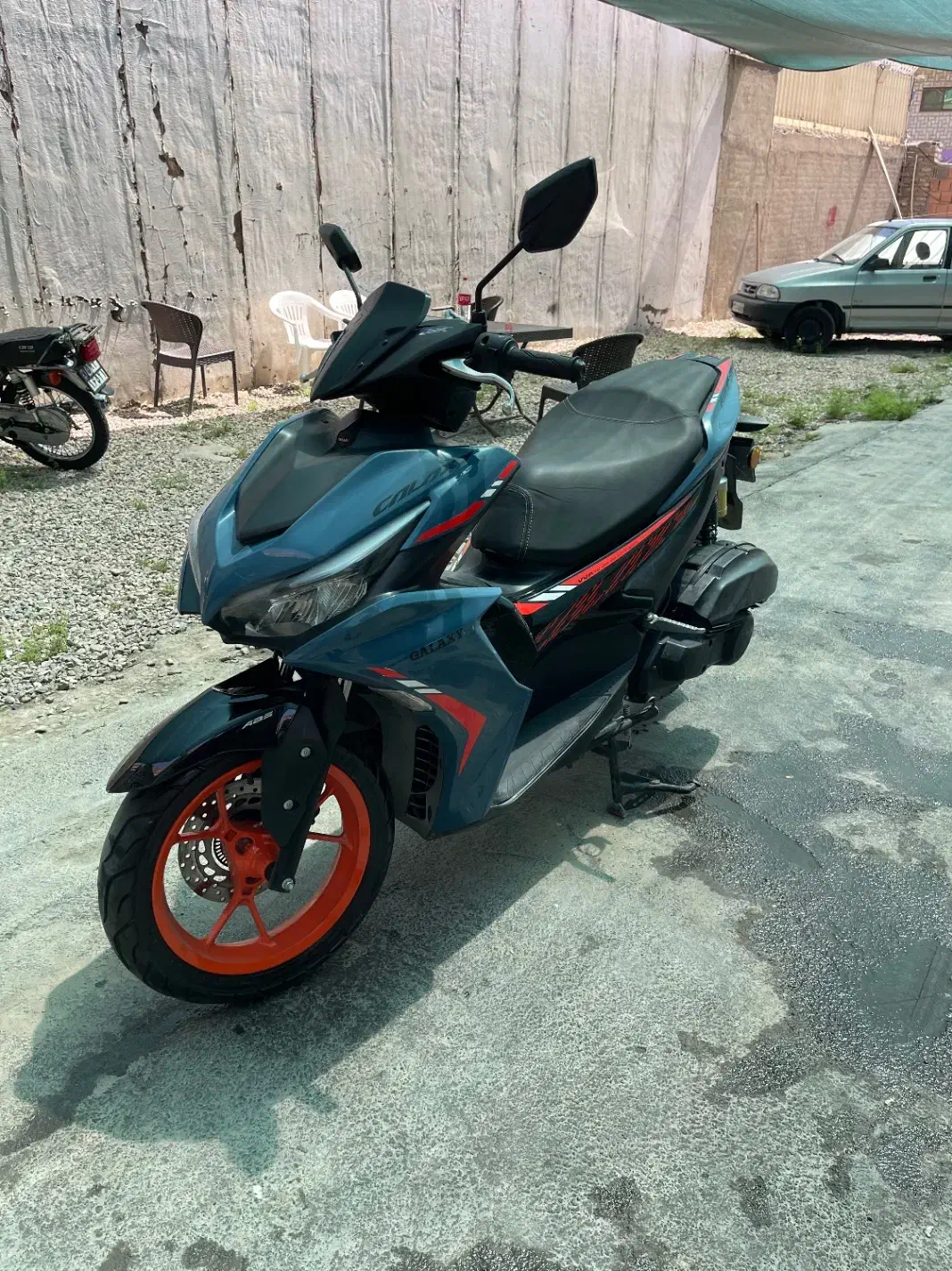 ایروکس  گلکسی  ۱۵۵|موتورسیکلت|گنبد کاووس, |دیوار