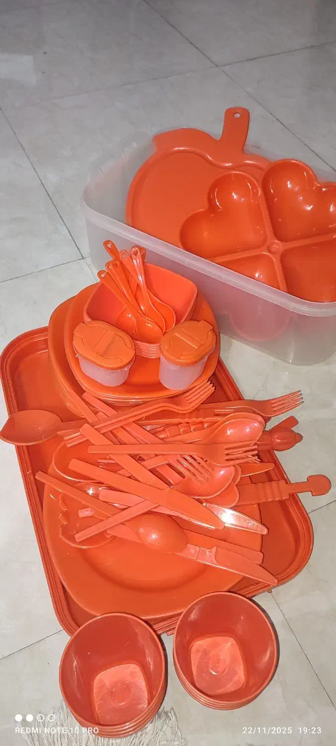 ظرف مسافرتی ۸ نفره|ظروف نگهدارنده، پلاستیکی، یکبارمصرف|مشهد, مشکینی (شهرک غرب)|دیوار