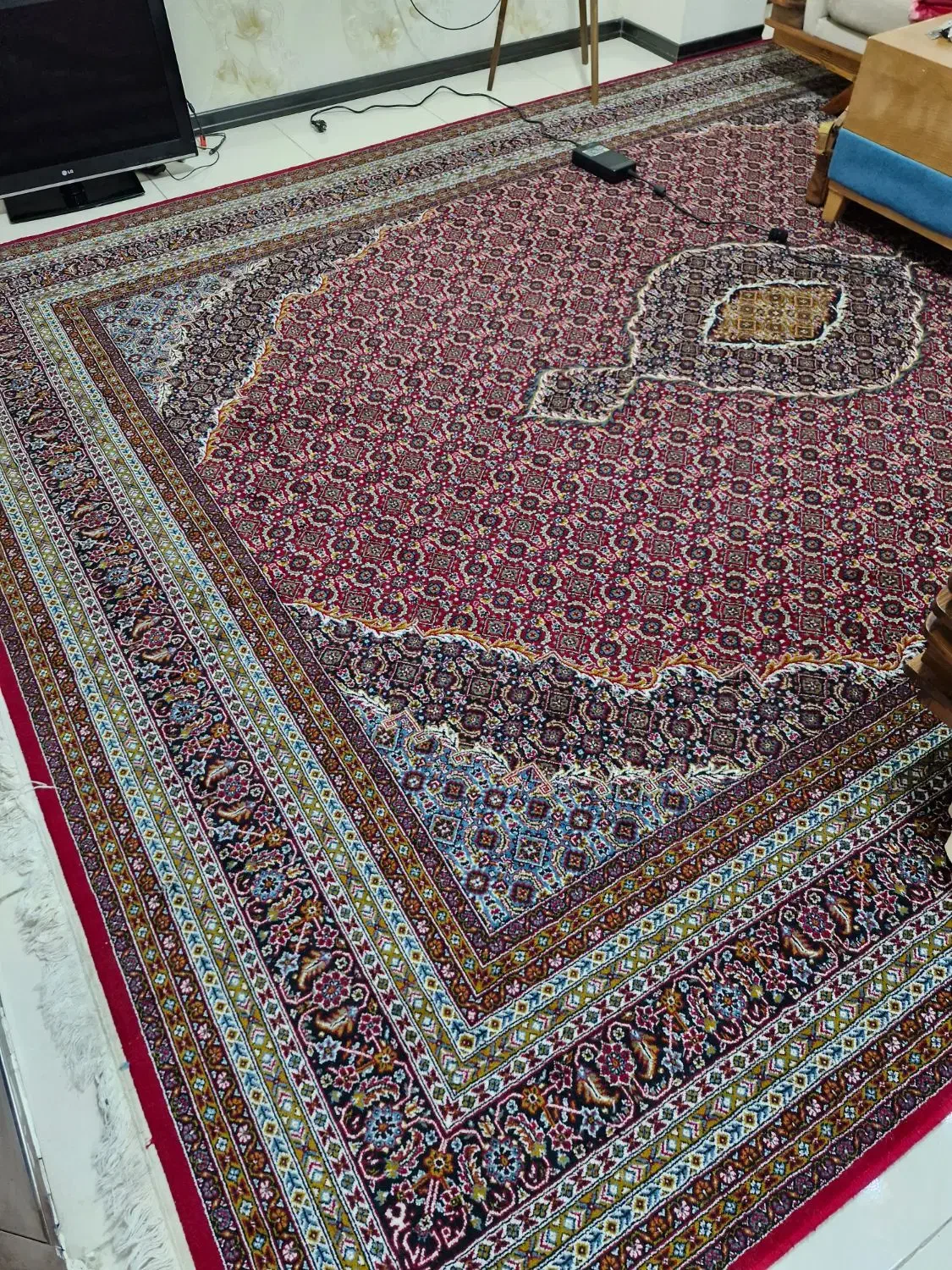 فرش ۱۲ متری ریزماهی|فرش|اردبیل, |دیوار