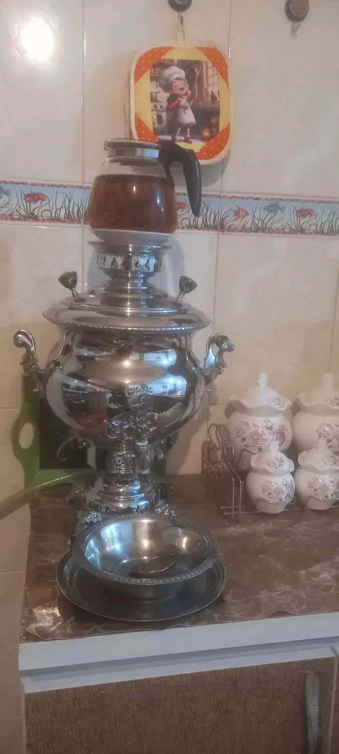 فروش یک عددسماورگازی درحدنو|سماور، چایساز، قهوهساز|نهاوند, |دیوار