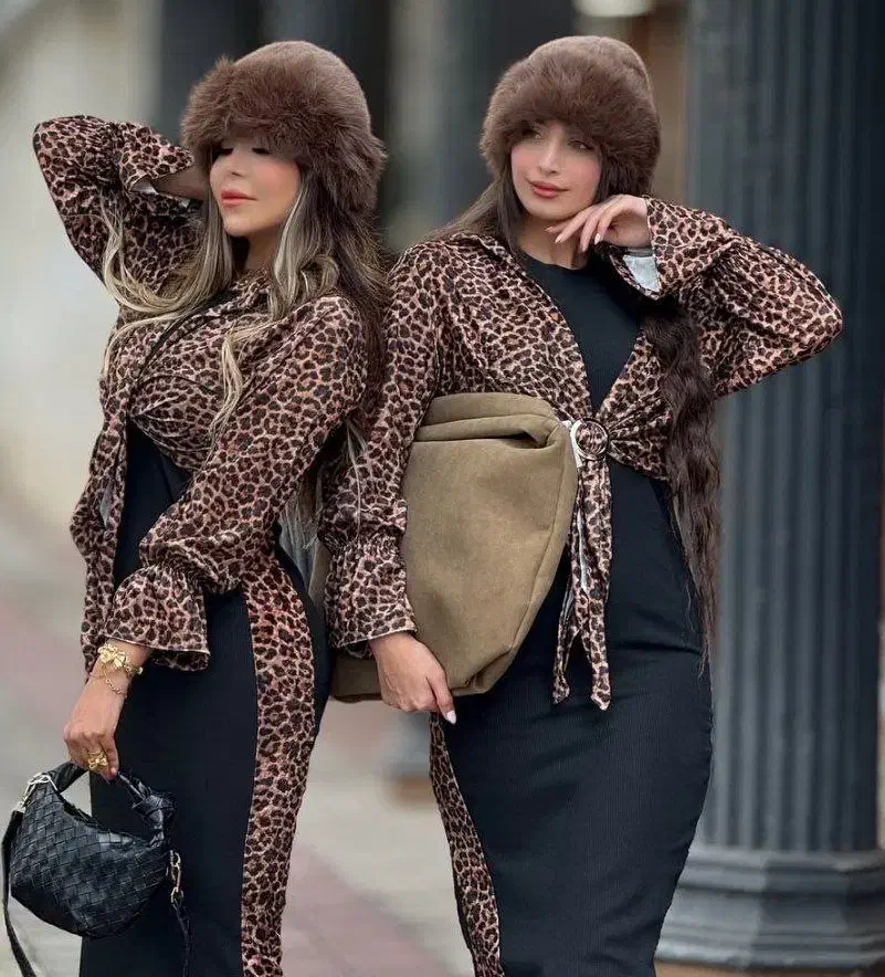 ست دوتیکه ماکسی وشومیزپلنگی پرفروش وقیمت مناسب|لباس|قم, شهید صیاد شیرازی|دیوار