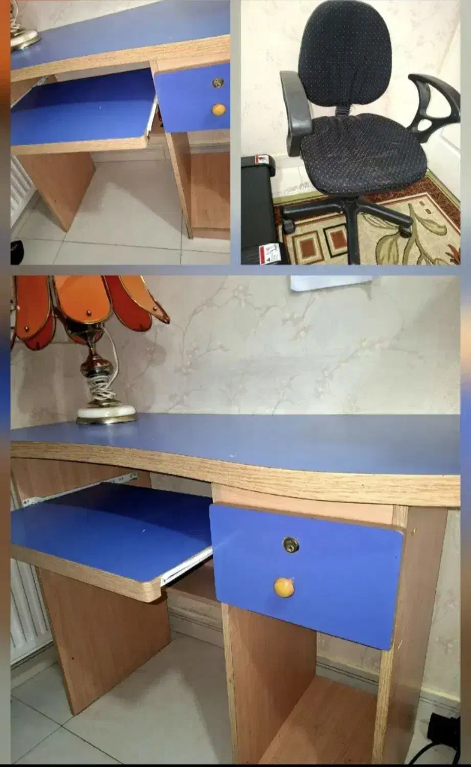 میز کامپیوتر MDF و صندلی گردان|میز تحریر و کامپیوتر|تهران, اتابک|دیوار