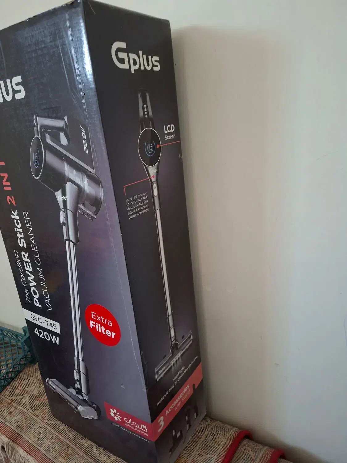 جارو برقی شارژی gplus gvc t45|جاروبرقی، جارو شارژی، بخارشو|اردستان, |دیوار