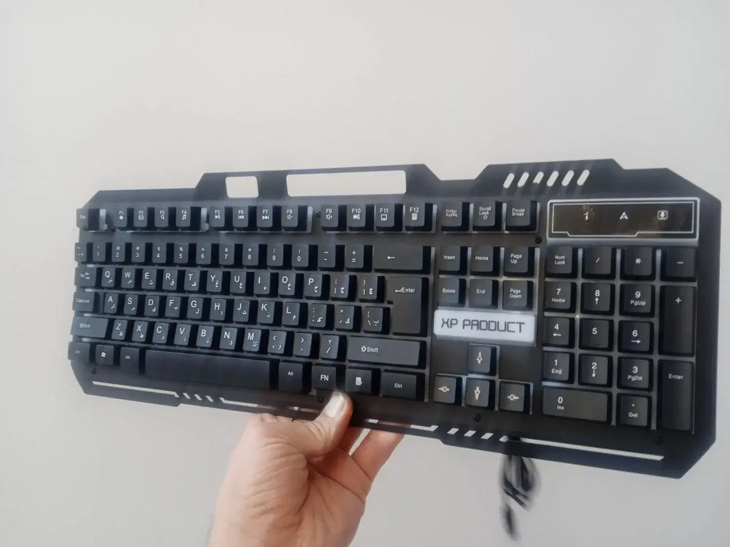 کیبورد ماوس گیمینگ 11400 xp دارای rgb زیر فلزی|قطعات و لوازم جانبی رایانه|مشهد, کوه سنگی|دیوار