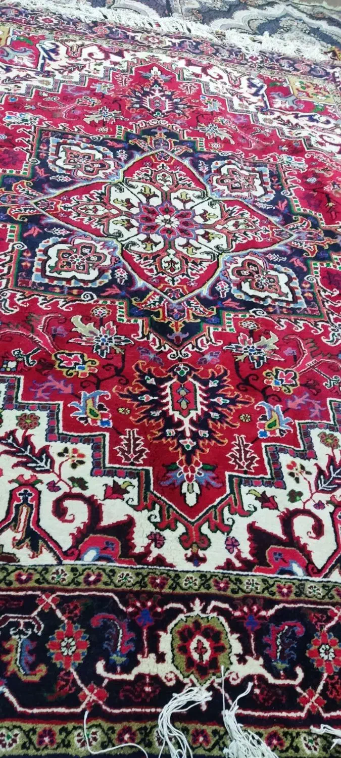 فرش دست بافت هریس  تاجری ۱۲متری|فرش|تبریز, |دیوار