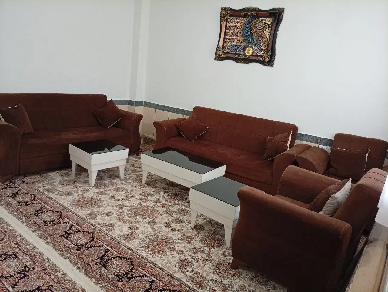 مبل 8نفره ترکیه همراه جلو مبلی|مبلمان خانگی و میز عسلی|سردشت, |دیوار