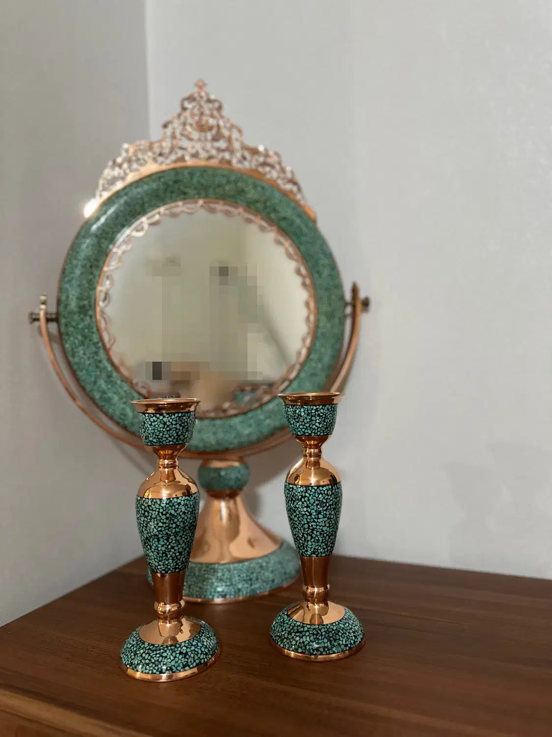 آینه و شمعدان عروس، فیروزه‌کوبی|آینه|تهران, سازمان برنامه جنوبی|دیوار