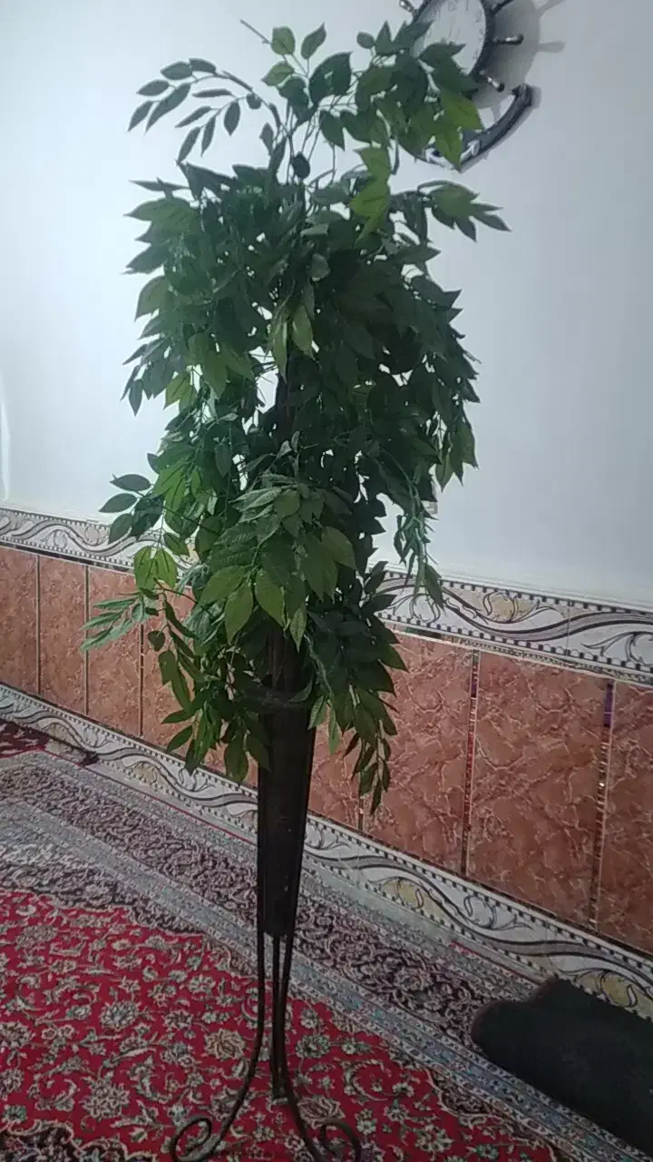 درخچه|گل مصنوعی|کرباسک, |دیوار