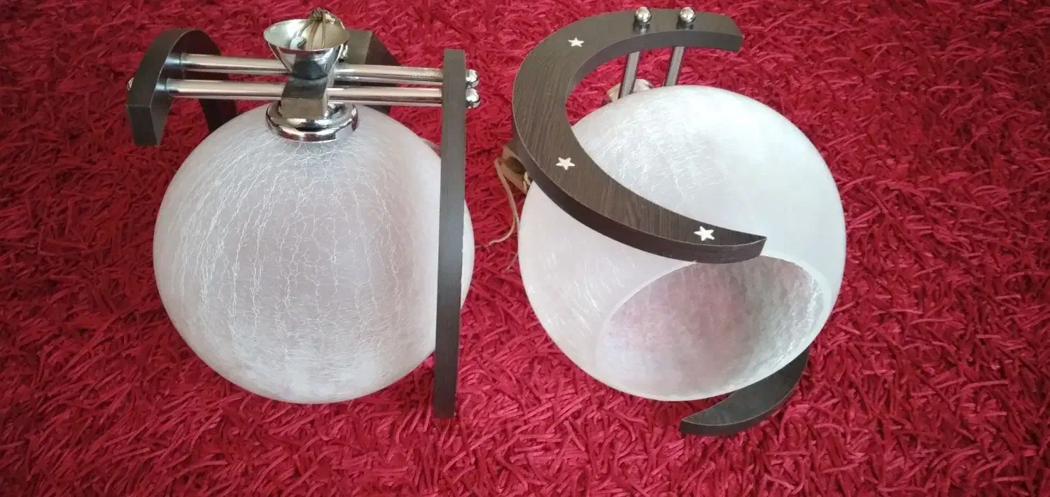 لوستر ۲ عدد|لوستر و چراغ آویز|زرقان, |دیوار