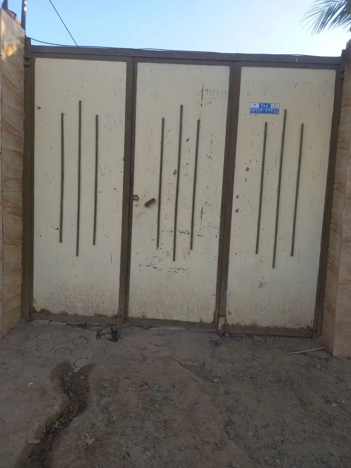 درب حیاط ویلایی سه لنگه|مصالح و تجهیزات ساختمان|فهرج, |دیوار