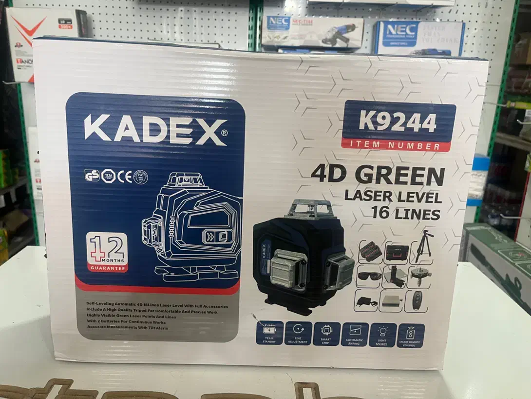 تراز لیزری ۴خط ۱۶لاین کادکس اقساطی|مصالح و تجهیزات ساختمان|زنجان, |دیوار