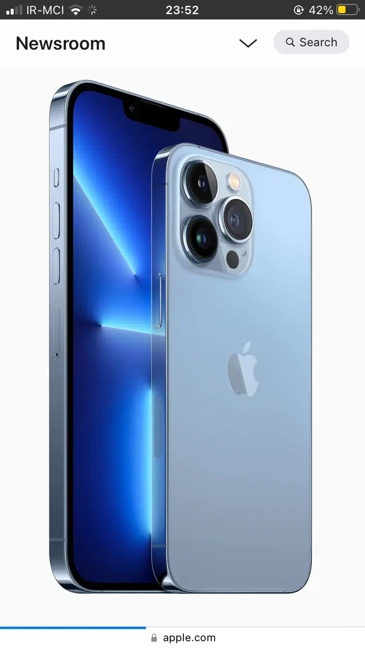 13pro max/ 256  /za  /blu   battery 80|موبایل|مشهد, سجاد شهر|دیوار