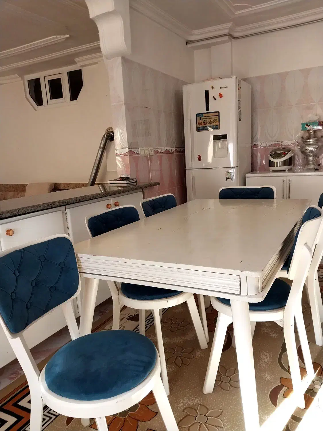 ناهارخوری شش نفره|میز و صندلی غذاخوری|مهاباد (آذربایجان غربی), |دیوار