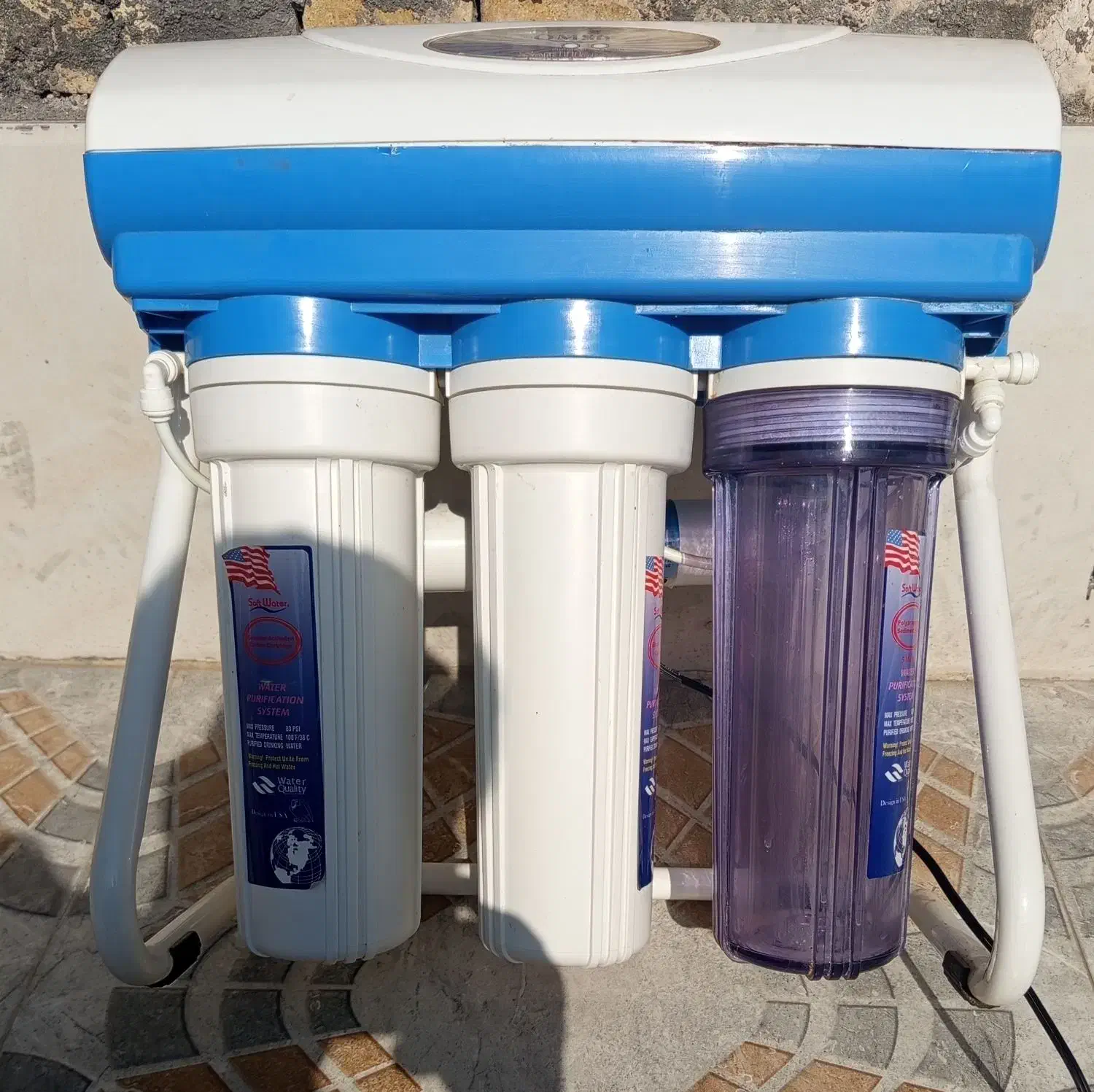 اب تصفیه سافت واتر درپوش دار مارک|آب‌سردکن و تصفیه آب|رامهرمز, |دیوار