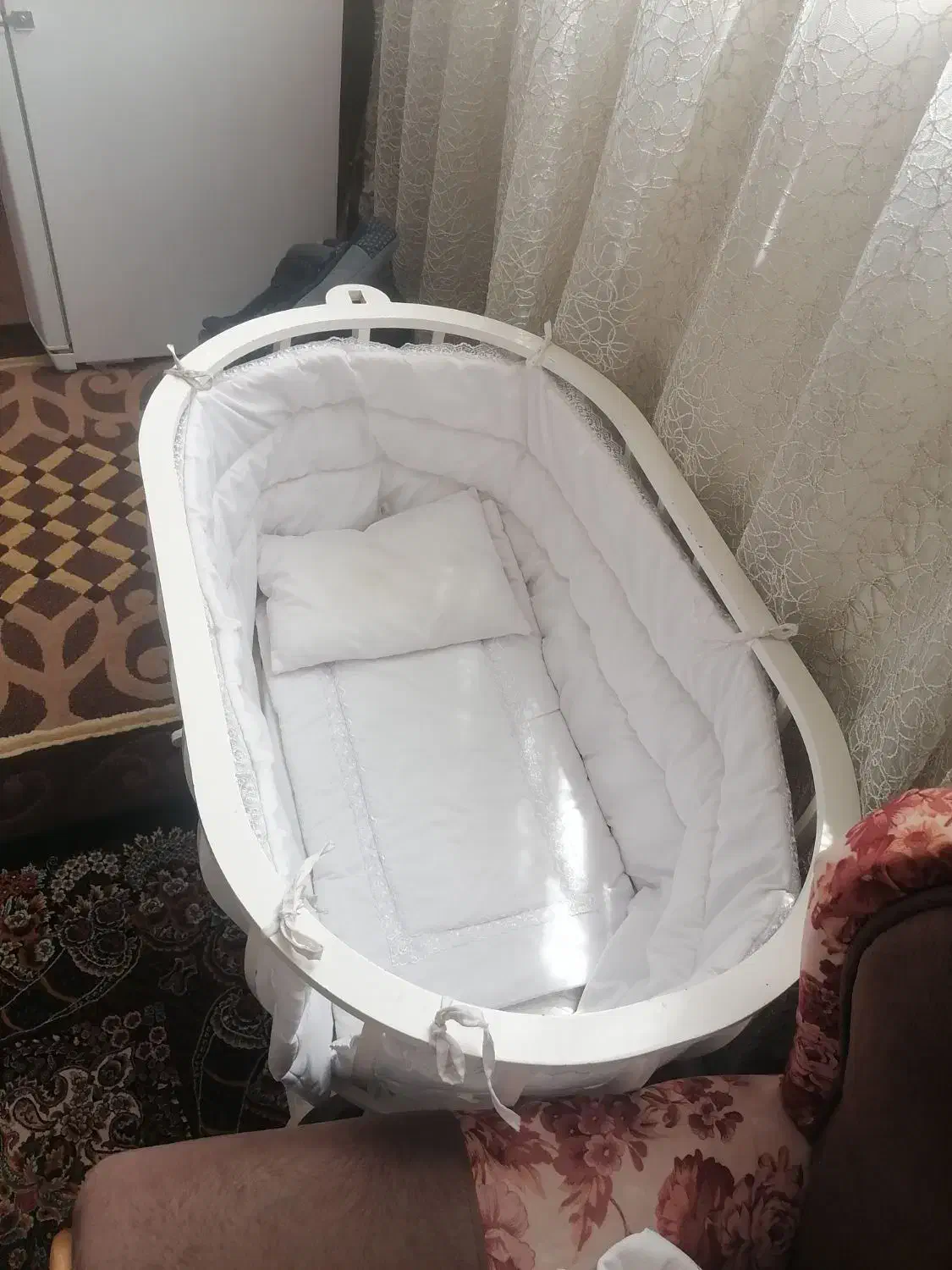 تخت گهواره کودک|تخت و صندلی بچه|ری, هاشم‌آباد|دیوار