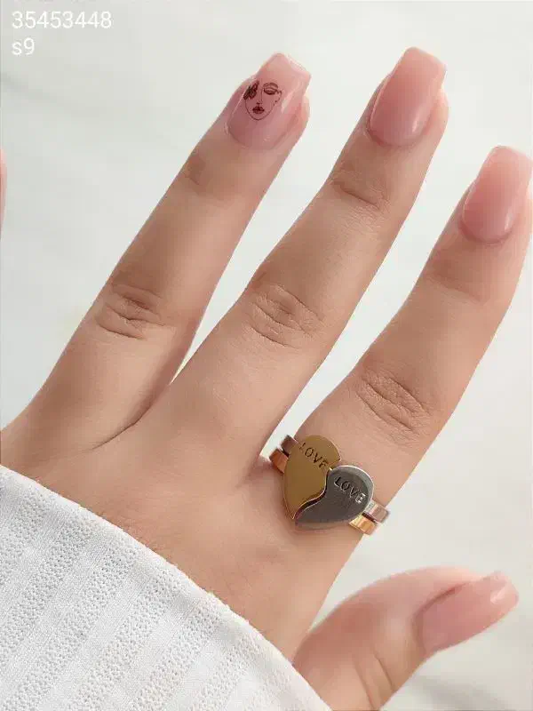 انگشتر قلبی دو تکه|بدلیجات|شیروان (خراسان), |دیوار