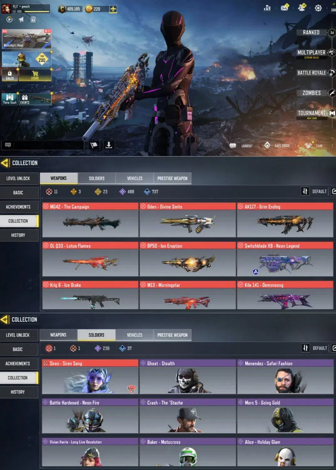 اکانت کالاف ( call Of duty mobile )|کنسول، بازی ویدئویی و آنلاین|تهران, دروس|دیوار