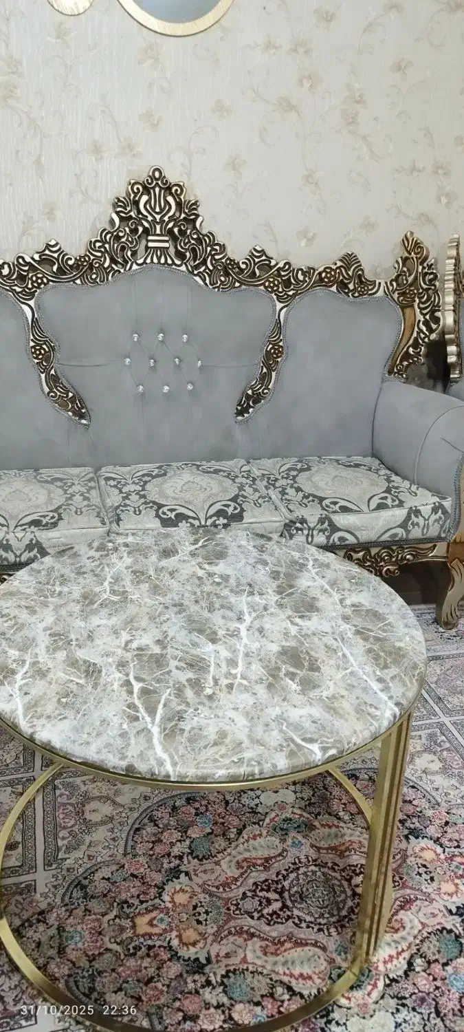 مبل 7نفره|مبلمان خانگی و میز عسلی|باغستان, |دیوار