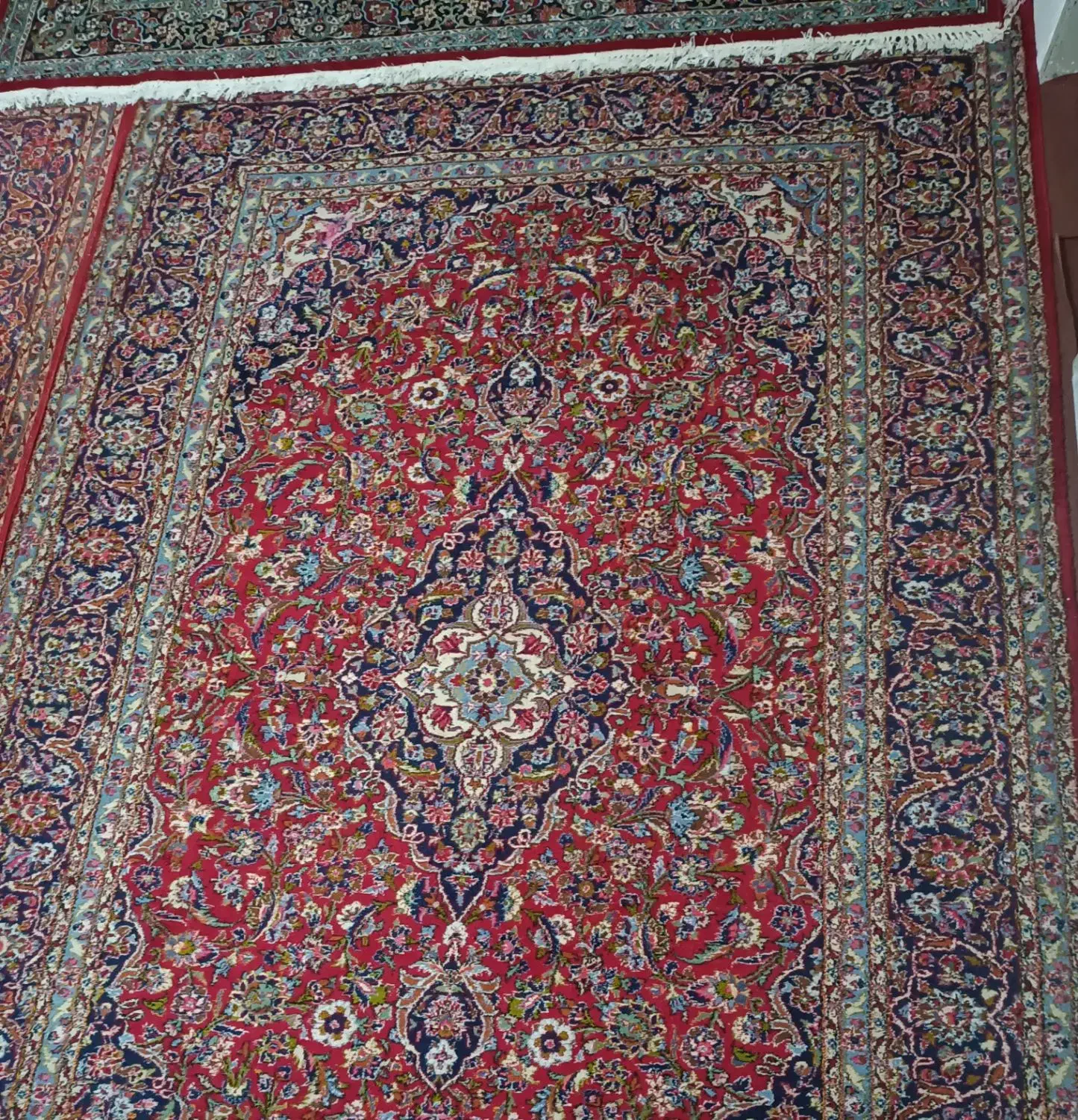 قالی دستی قدیمی|فرش|یزد, |دیوار