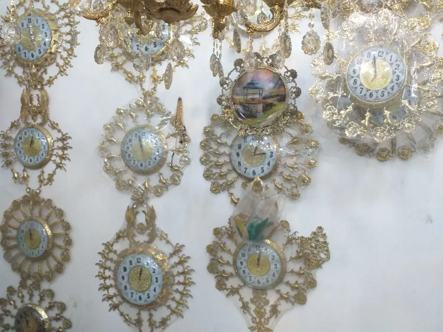 وسایل برنزی نو بصورت عمده وخرده|ساعت دیواری و تزئینی|تبریز, |دیوار