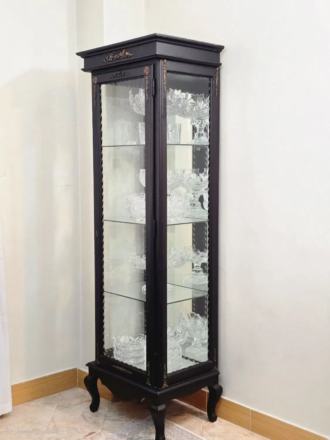 بوفه چوب و شیشه|بوفه، ویترین، کنسول|فردیس, طالقانی|دیوار