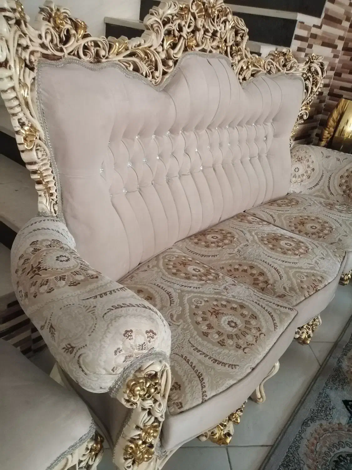 مبل سلطنتی ۹نفره|مبلمان خانگی و میز عسلی|شیراز, میانرود|دیوار