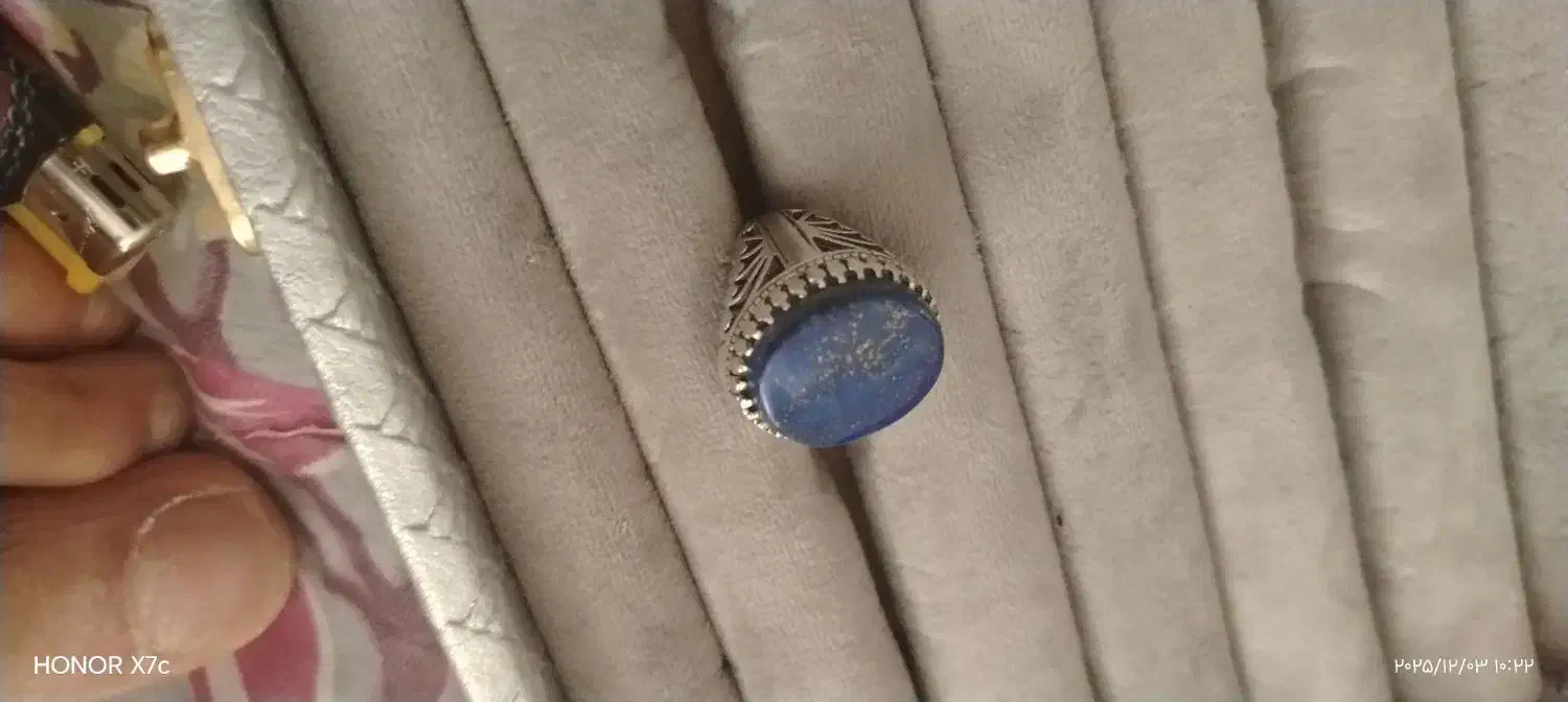 6عدد انگشتر نقره رکاب دستساز فیرزه، لاجورد، یاقوت|جواهرات|نجفآباد, یزدانشهر|دیوار