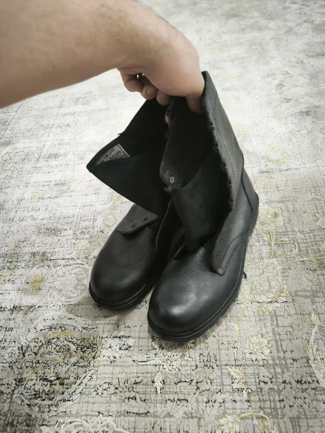 دو جفت پوتین سربازی نو سایز 43|کیف، کفش، کمربند|خوی, |دیوار