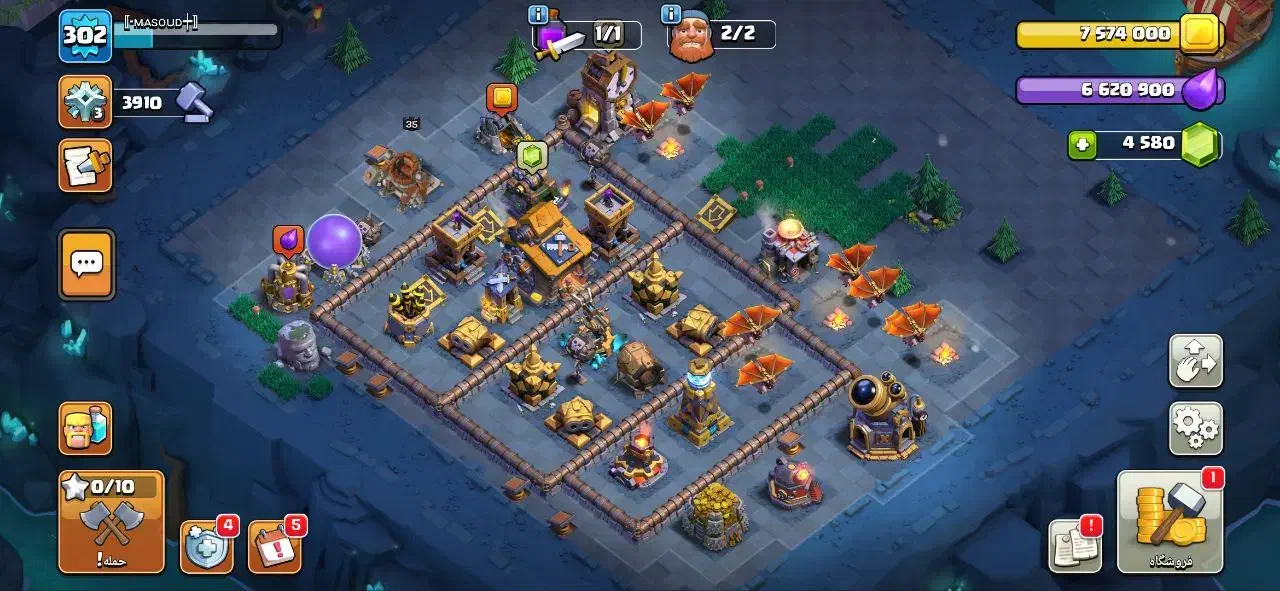 اکانت گاد لول ۳۰۲ فوق حرفه ای|کنسول، بازی ویدئویی و آنلاین|مرند, |دیوار