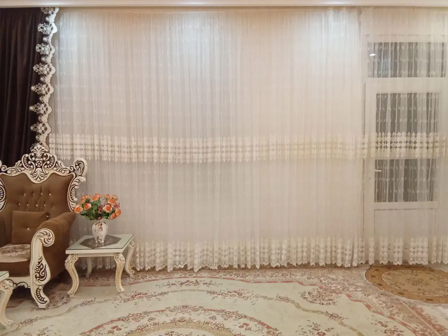 پرده تور|پرده، رانر، رومیزی|قوچان, |دیوار