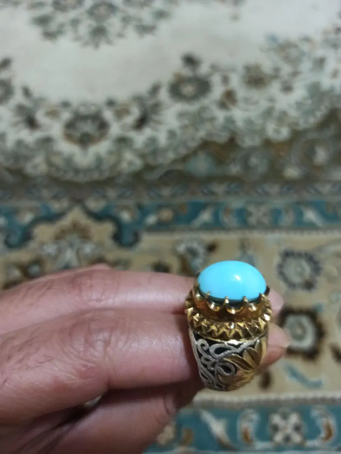 انگشتر فیروزه عجمی پاک|جواهرات|ورامین, ورامین|دیوار