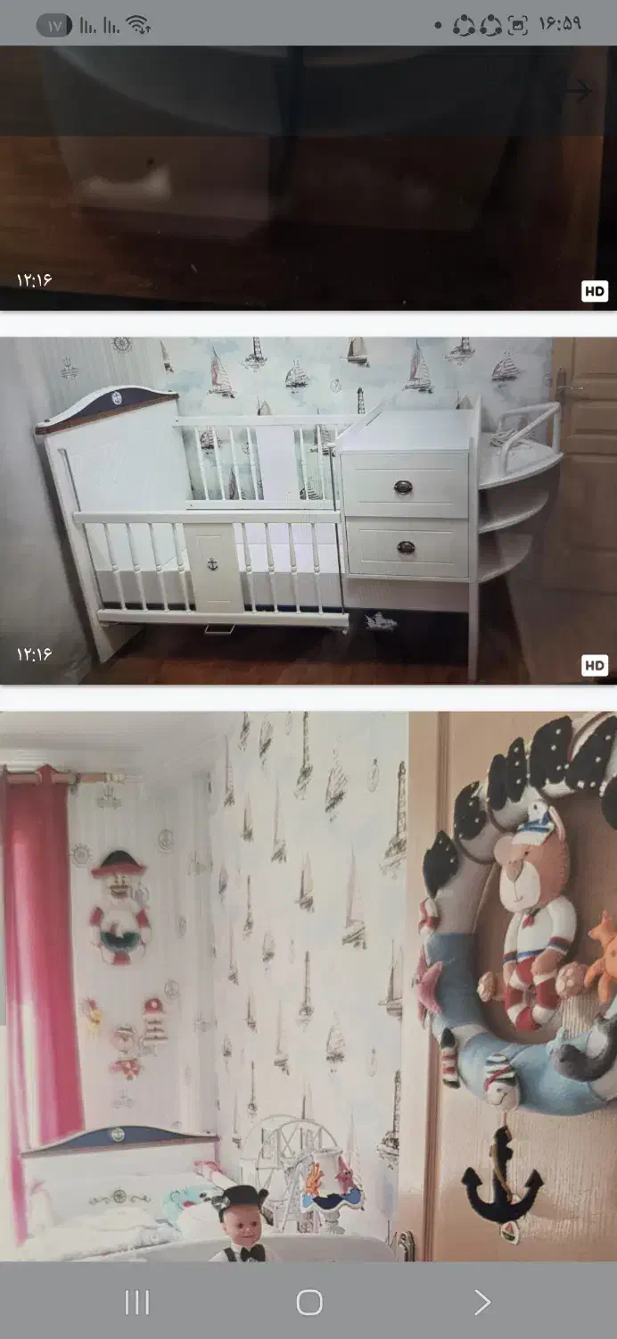 تخت کودک|تخت و سرویس خواب|تهران, زیبادشت|دیوار