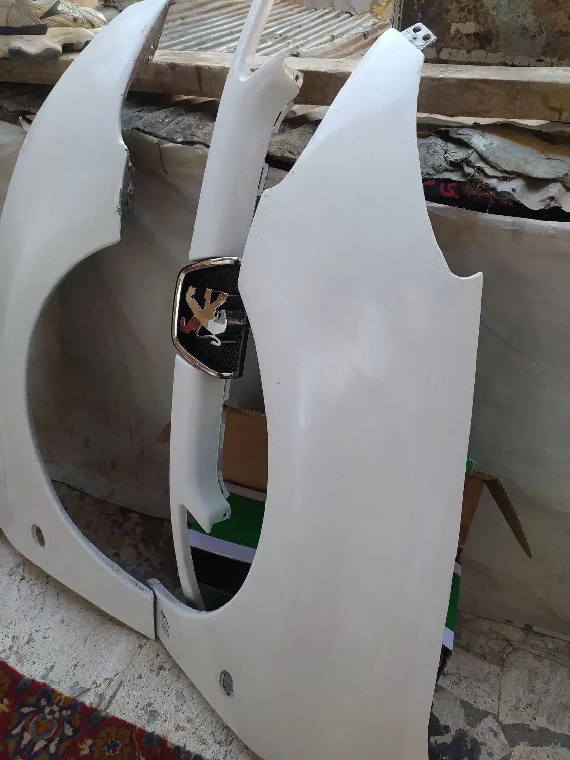 دوعدد گلگیر 206 آرسی فایبرگلاس|قطعات یدکی و لوازم جانبی|کرج, برغان|دیوار