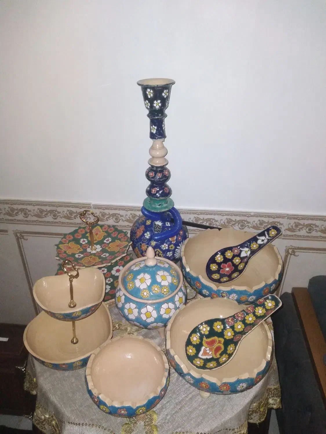 سفال میناکاری|صنایع دستی و سایر لوازم تزئینی|خان ببین, |دیوار