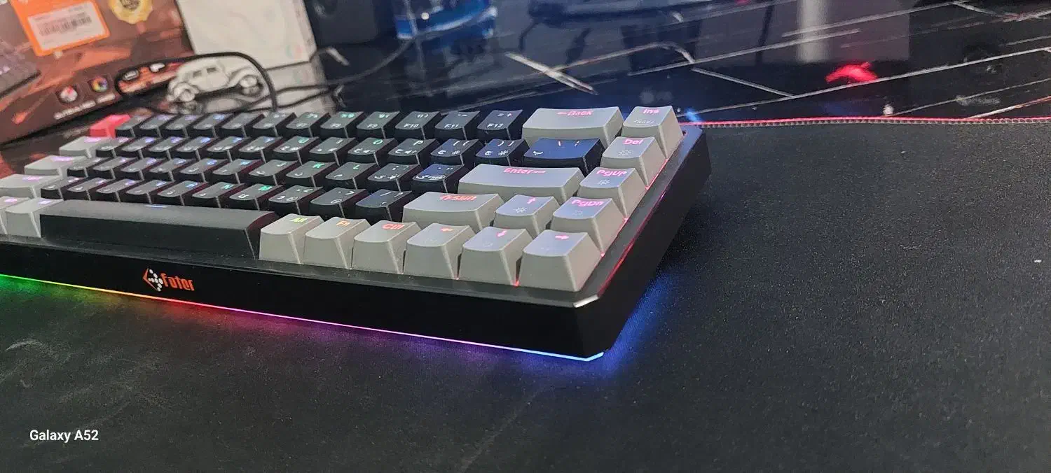 کیبرد مکانیکال سویچ قرمز Argb فاطر|قطعات و لوازم جانبی رایانه|نورآباد, |دیوار