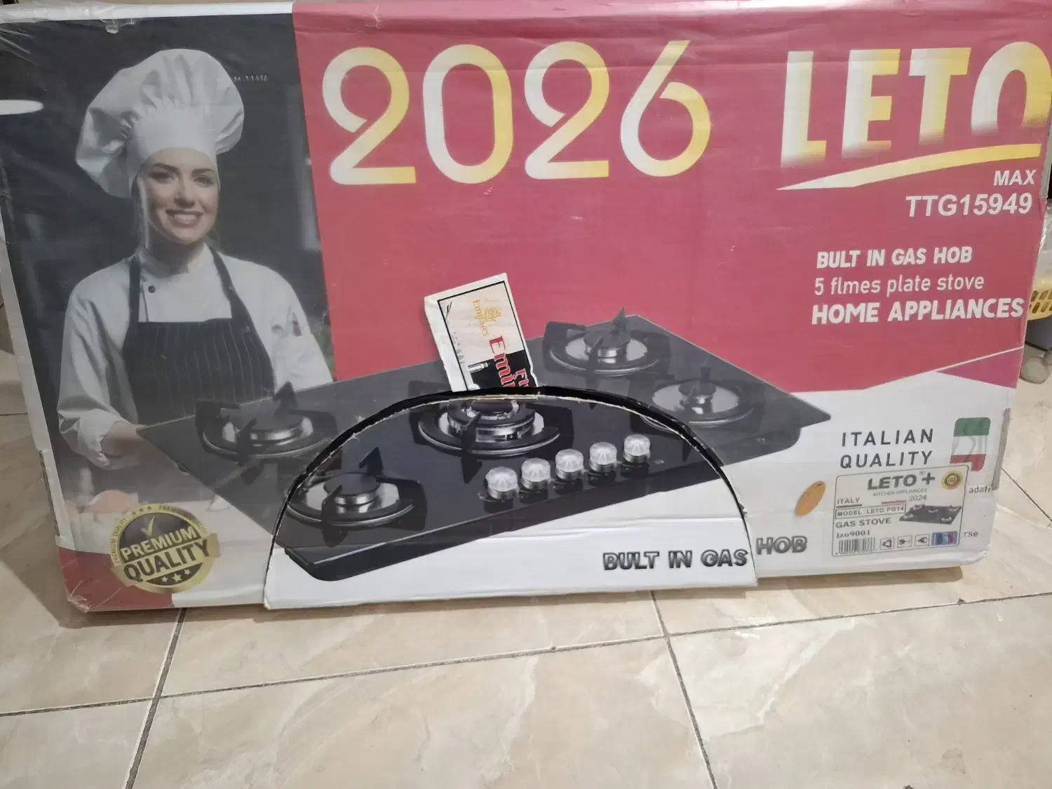 اجاق صفحه ای لتو2026|اجاق گاز و لوازم برقی پختوپز|فولادشهر, C3|دیوار