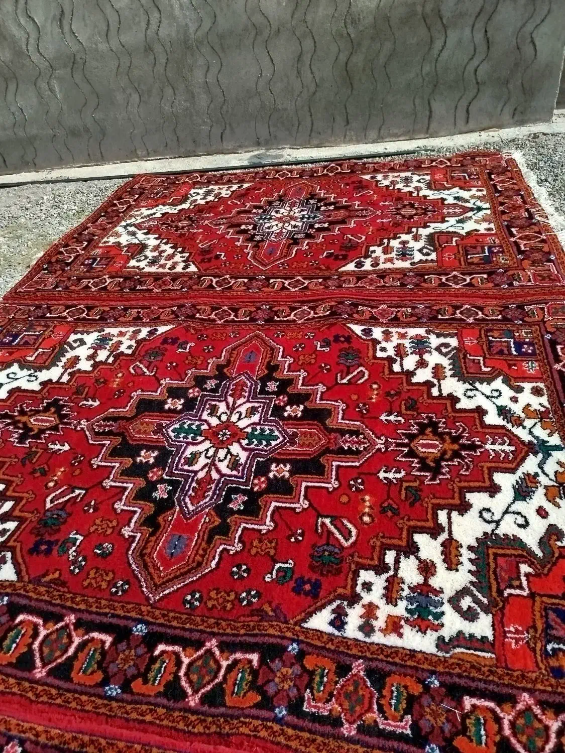 دو جفت فرش دستباف 6 متری نقشه هریس|فرش|تبریز, |دیوار