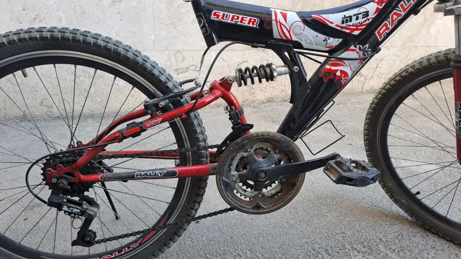 دوچرخه ۲۴ دنده ای رالی کاملا سالم|دوچرخه، اسکیت، اسکوتر|مشهد, الهیه|دیوار