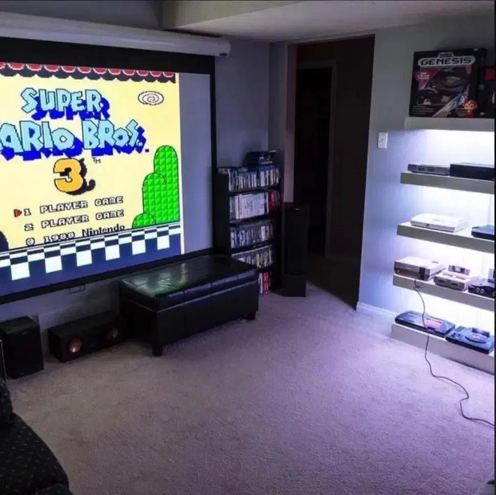 ویدیو پروژکتور استوک آلمانی با پرده هدیه|تلویزیون و پروژکتور|شیراز, زرهی|دیوار