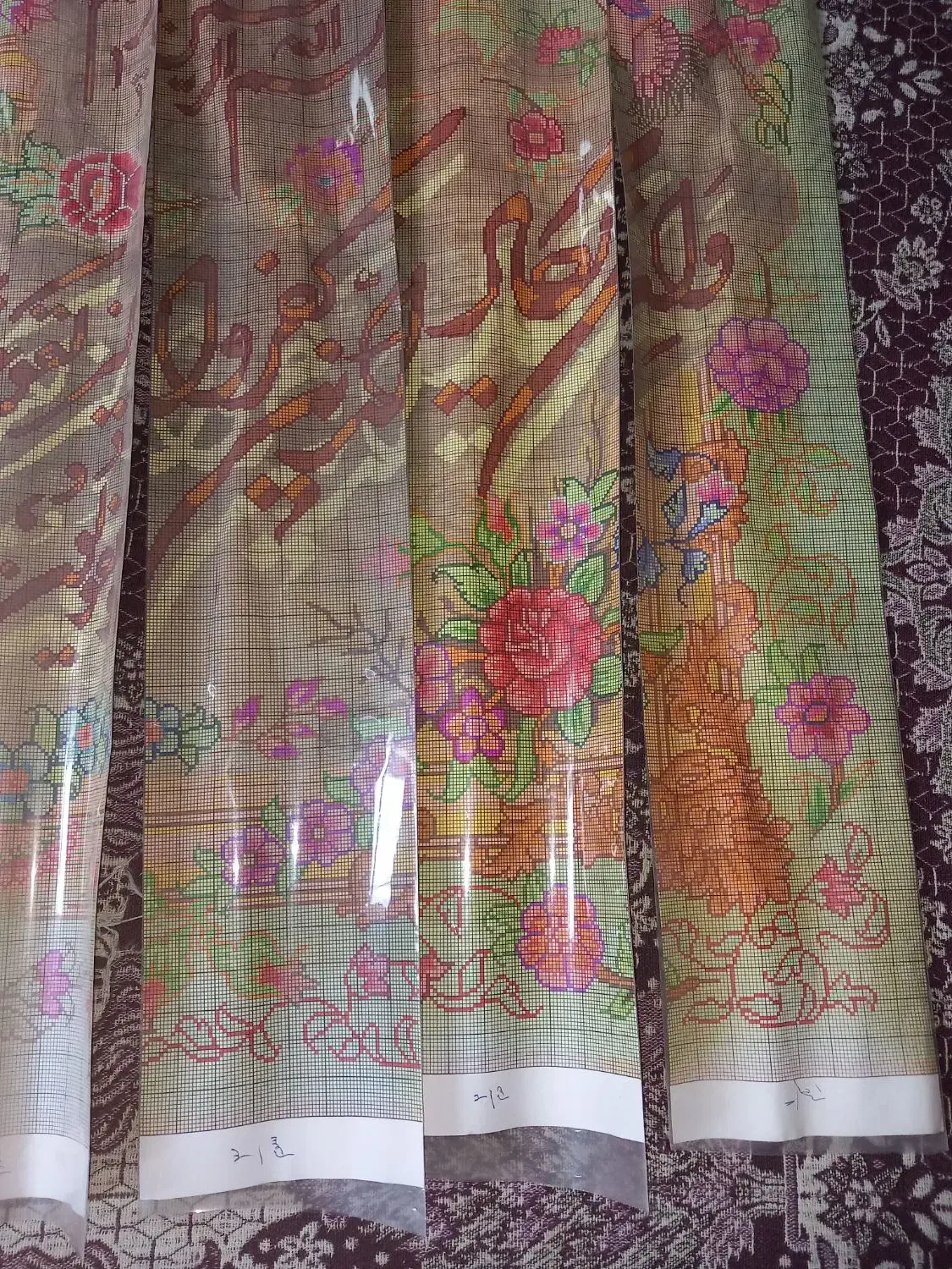 نقشه تابلو وان یکاد|تابلو فرش|قم, یزدانشهر|دیوار