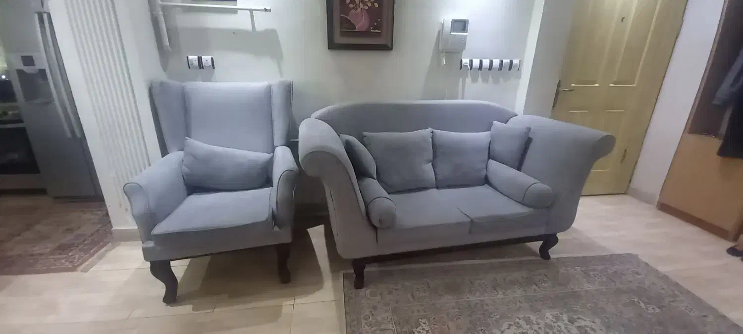 مبل ۷ نفره|مبلمان خانگی و میز عسلی|رشت, رشتیان|دیوار